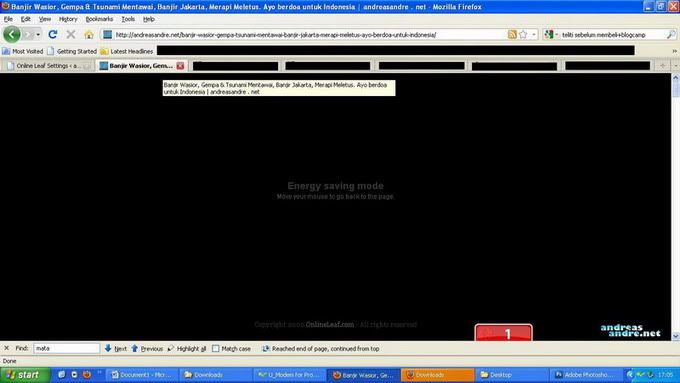 hasil 1 Menghemat energi saat blogging : pluggin onlineleaf