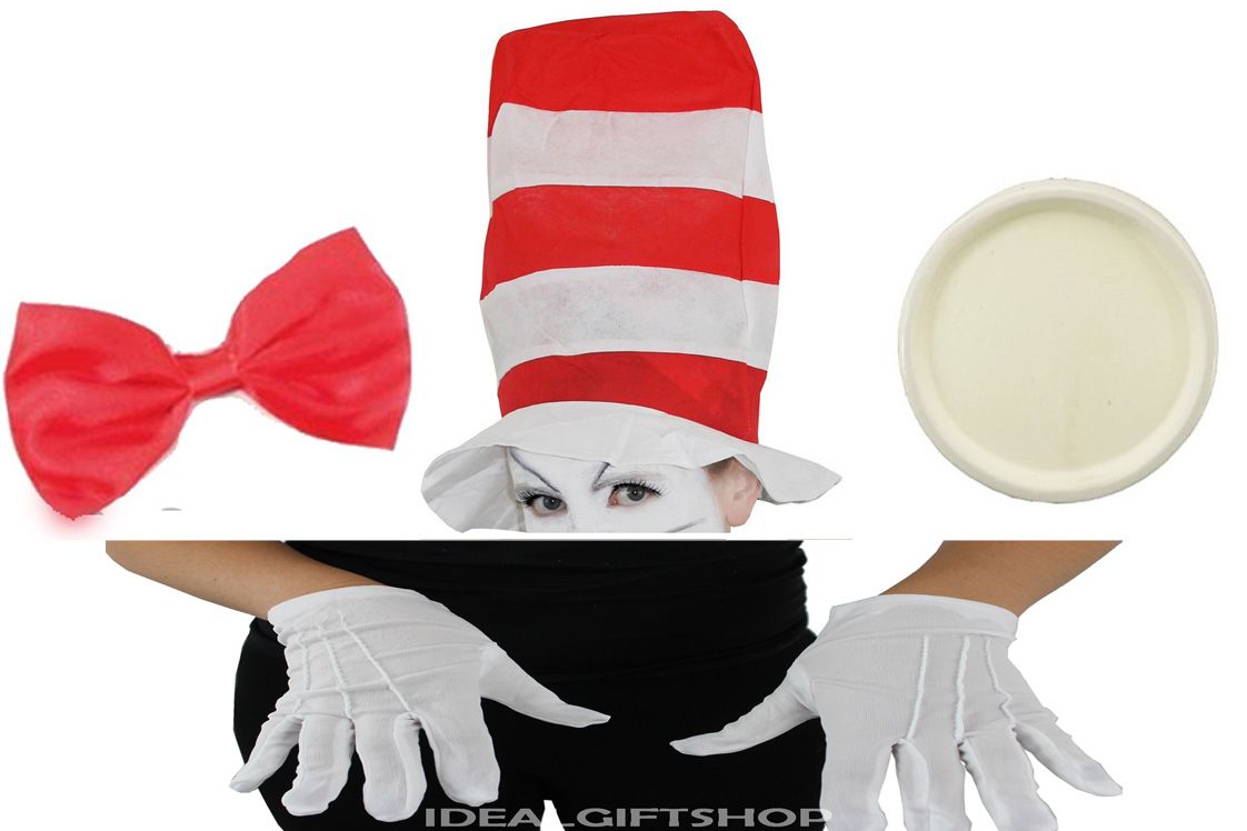 ADULTS CRAZY HAT SET FANCY DRESS WORLD BOOK DAY COSTUME UNISEX MENS