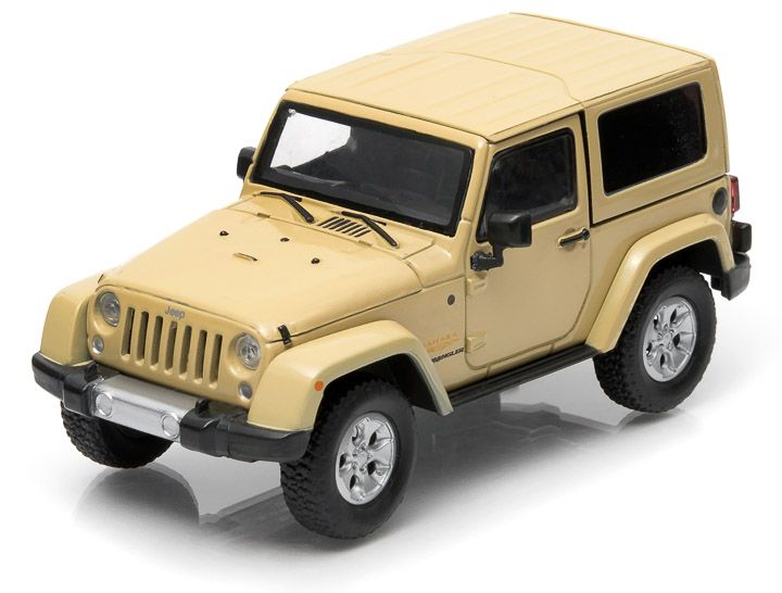 86061 1:43 2014 Jeep<sub>®</sub> Wrangler Sahara Edition - Dune Clear Coat