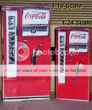 18 Scale Vending Machines for Dioramas and Dollhouses  