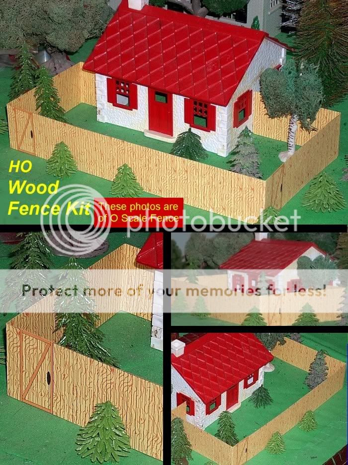 neat cardstock wood fence kit ho scale for shipping purposes this item