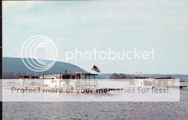 1971 Volkswagon on Roaring Bull or Falcon Ferry Susquehanna River 