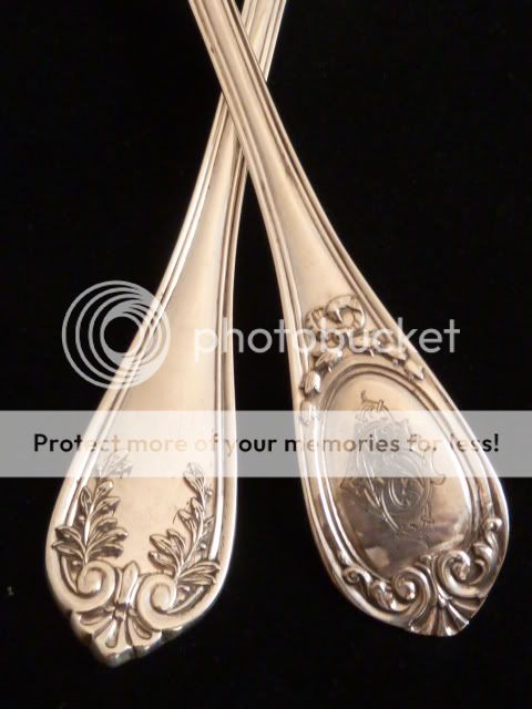 ANTIQUE FRENCH STERLING SILVER FLATWARE SERVICE FOR 12 2100grms