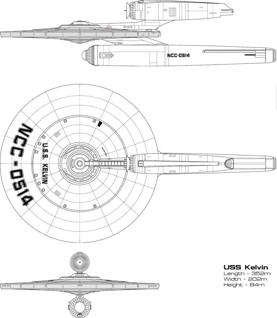 USS Kelvin | Star trek ships, Star trek starships, Star trek universe